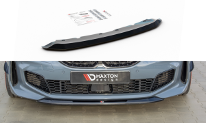 Splitter przedni V2 BMW 1 F40 M-Pack (czarny mat)