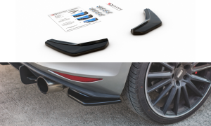 Splittery tylne boczne V2 Volkswagen Golf MK7 GTI (carbon look)