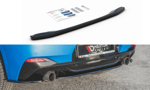 Splitter tylny srodkowy BMW X2 F39 M-Pack (czarny mat)