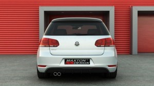 Dyfuzor tylny Volkswagen Golf MK6 GTI (pojedynczy wydech)