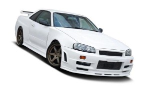 Poszerzenia przednie Nissan Skyline R34 GTT Z Type