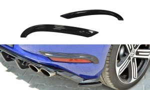 Obramowki tylnych odblaskow Volkswagen Golf MK7 R (polift) (czarny mat)