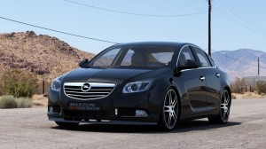 Splitter przedni Opel Insignia Przedlift (carbon look)