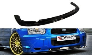 Splitter przedni Subaru Impreza MK2 WRX STI (Blobeye) (czarny mat)