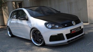 Splitter przedni Volkswagen Golf MK6 R (carbon look)
