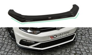 Splitter przedni Volkswagen Polo MK5 GTI Polift V2 (carbon look)