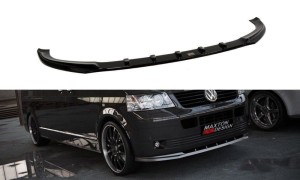 Splitter przedni Volkswagen T5 Przedlift (carbon look)