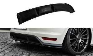 Splitter tylny Volkswagen Polo MK5 GTI Polift (z dyfuzorem) (carbon look)