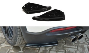 Splittery tylne boczne Fiat Grande Punto Abarth (czarny mat)