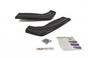 Splittery tylne boczne Ford Focus MK2 ST Polift V1 (czarny mat)