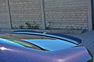 Przedłużenie spojlera Saab 9-3 Turbo X (czarny mat)