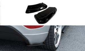 Splittery tylne boczne Ford Fiesta MK7 ST / ST-Line / Zetec S (czarny mat)