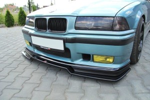 Splitter przedni V2 BMW M3 E36 (czarny mat)