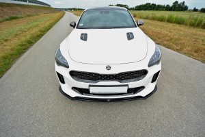 Splitter przedni V2 Kia Stinger GT (czarny mat)