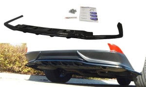 Splitter tylny srodkowy Lexus IS MK3 H (z dyfuzorem) (czarny mat)