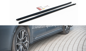 Dokładki progów Toyota Corolla XII Sedan (carbon look)