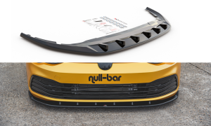 Splitter przedni V1 VW Golf 8 (czarny mat)