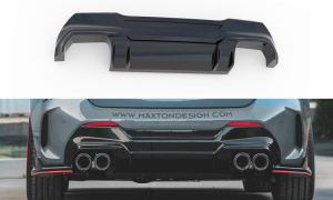 Dokładka tylna V2 BMW 1 F40 M-Pack / M135i (czarny mat)