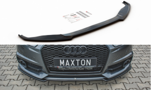 Splitter przedni Audi S6 / A6 S-Line C7 FL (czarny mat)