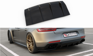 Dokładka tylna Porsche Panamera Turbo / GTS 971 (czarny mat)