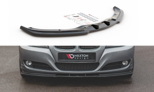 Splitter przedni V2 BMW 3 E90/E91 Facelift (czarny mat)