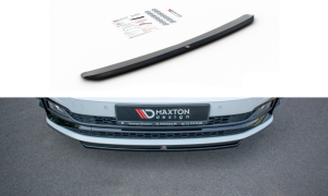 Splitter przedni V4 VW Polo GTI MK6 (czarny mat)