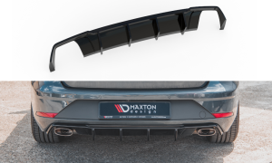 Dokładka tylna V2 Seat Leon Cupra ST MK3 FL (oryginalny wydech) (czarny mat)