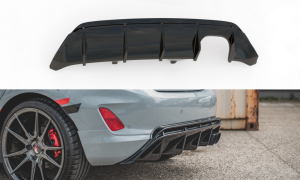 Dokładka tylna V2 Ford Fiesta MK8 ST (czarny mat)