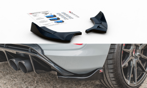 Splittery tylne boczne Ford Fiesta MK8 ST (czarny mat)