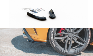 Splittery tylne boczne V2 Ford Focus ST MK4 (czarny mat)