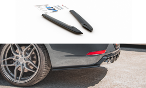 Splittery tylne boczne V2 Seat Leon Cupra ST MK3 FL (carbon look)