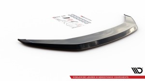 Splitter przedni V3 Audi RS6 C8 (czarny mat)