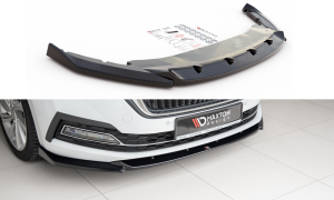 Splitter przedni V1 Skoda Octavia MK4 (carbon look)