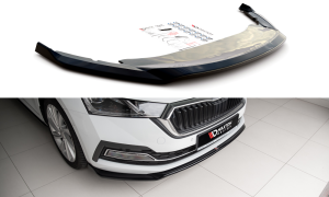 Splitter przedni V2 Skoda Octavia MK4 (carbon look)